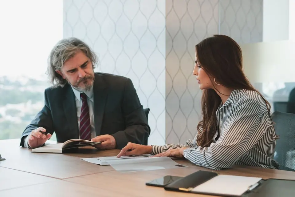 Business Meeting at Conference Table