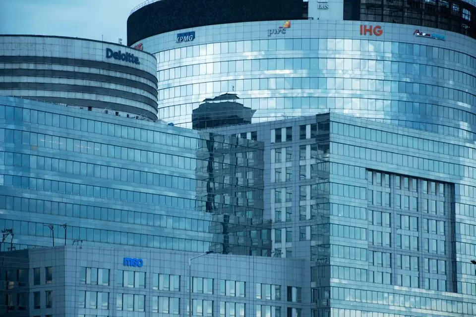 A Bank Building Exterior