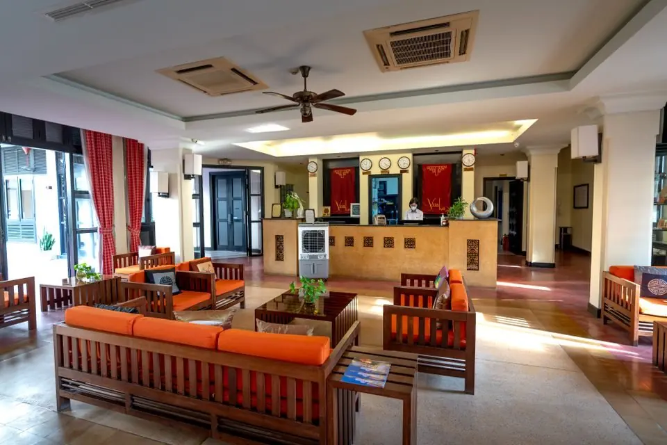 Reception and Lobby in Hotel