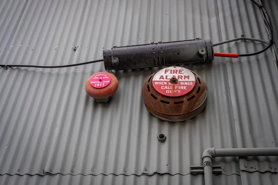 Fire Alarm on House Roof