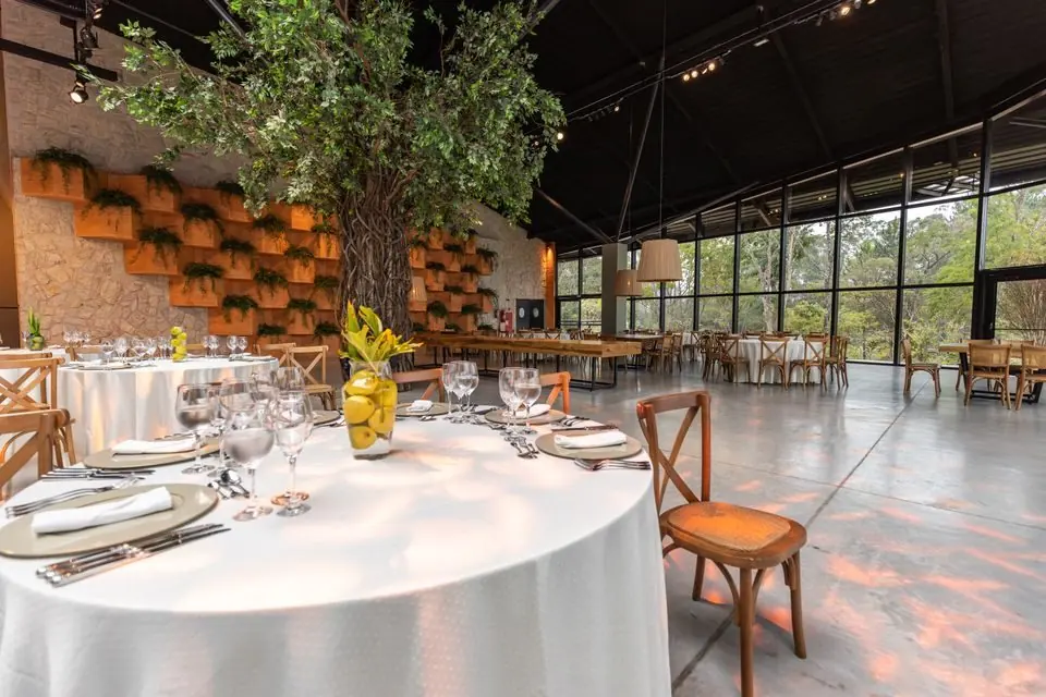 Table Settings in a Modern Restaurant