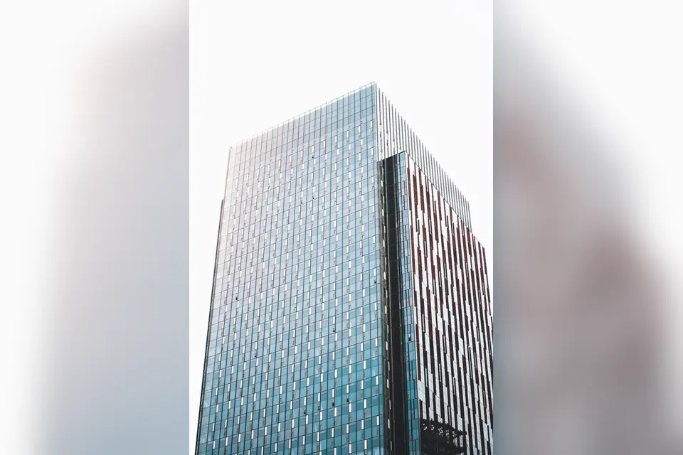 Modern Glass Office Building
