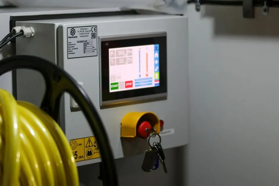 Industrial Control Panel with Safety Features