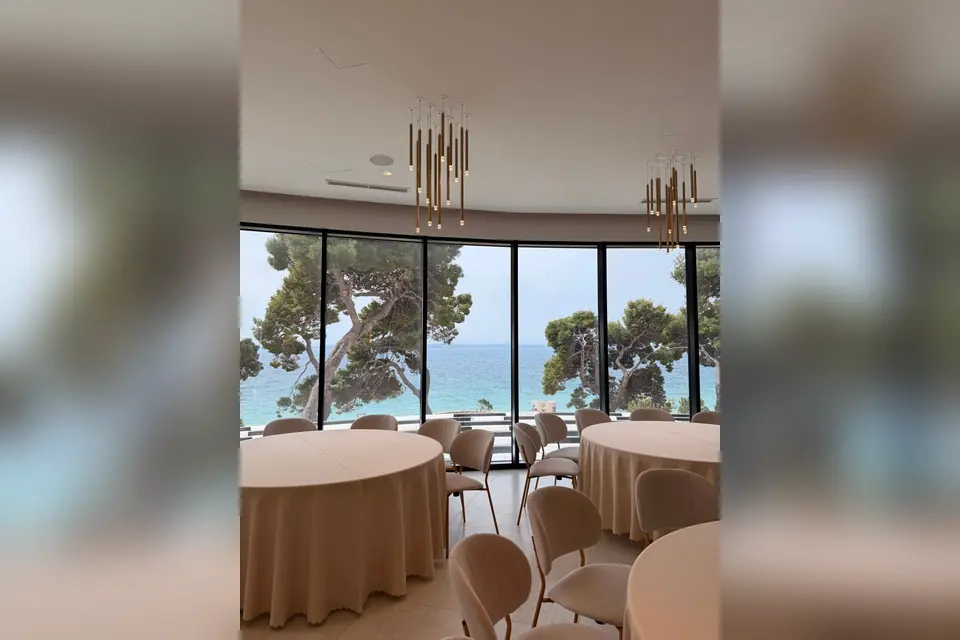Elegant Conference Room Overlooking Seaside