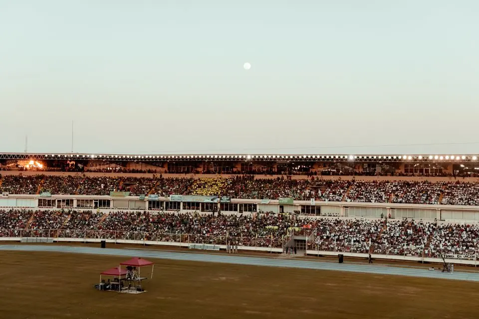 Photo Of Stadium During Dawn