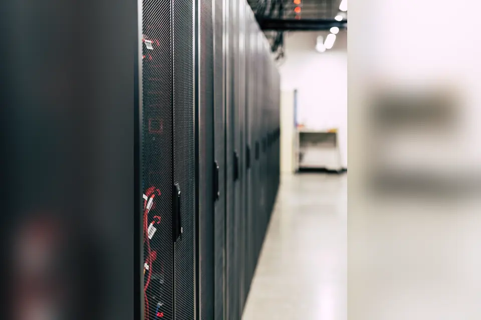 Server Racks on Data Center