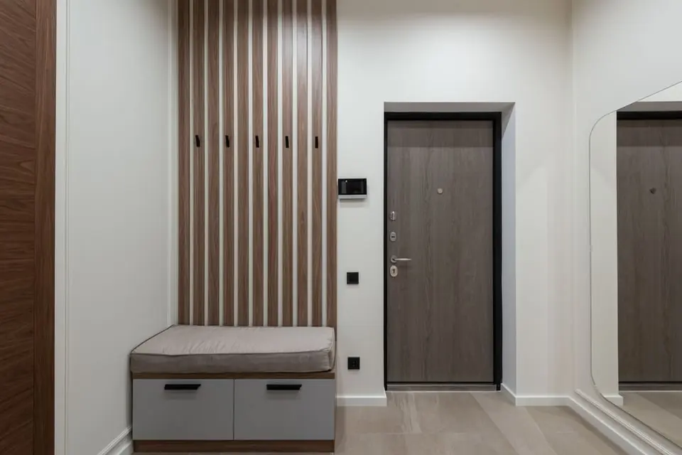 Modern entrance hallway in apartment